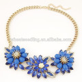 2015 Fashion Candy Color woman statement Flower Necklace